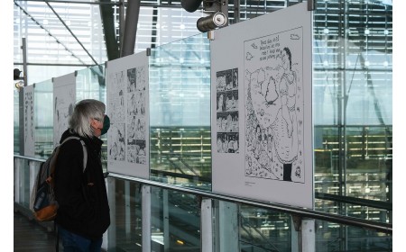 visiteur expo gare aix en provence