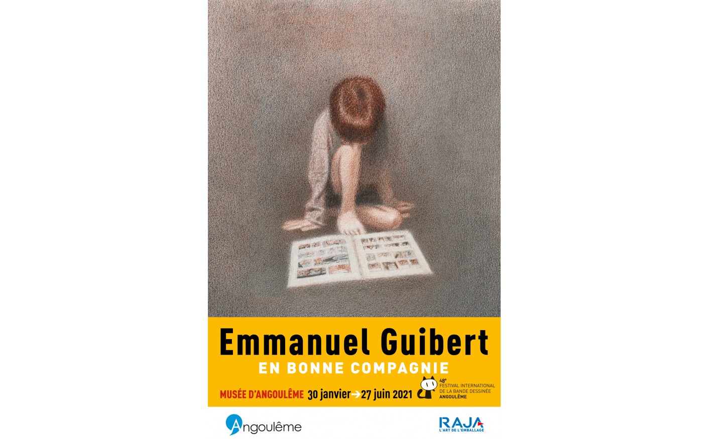 affiche exposition emmanuel guibert