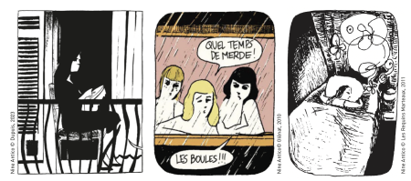 Nine Antico © Dupuis, 2023   Nine Antico© Glénat, 2010   Nine Antico © Les Requins Marteaux, 2011