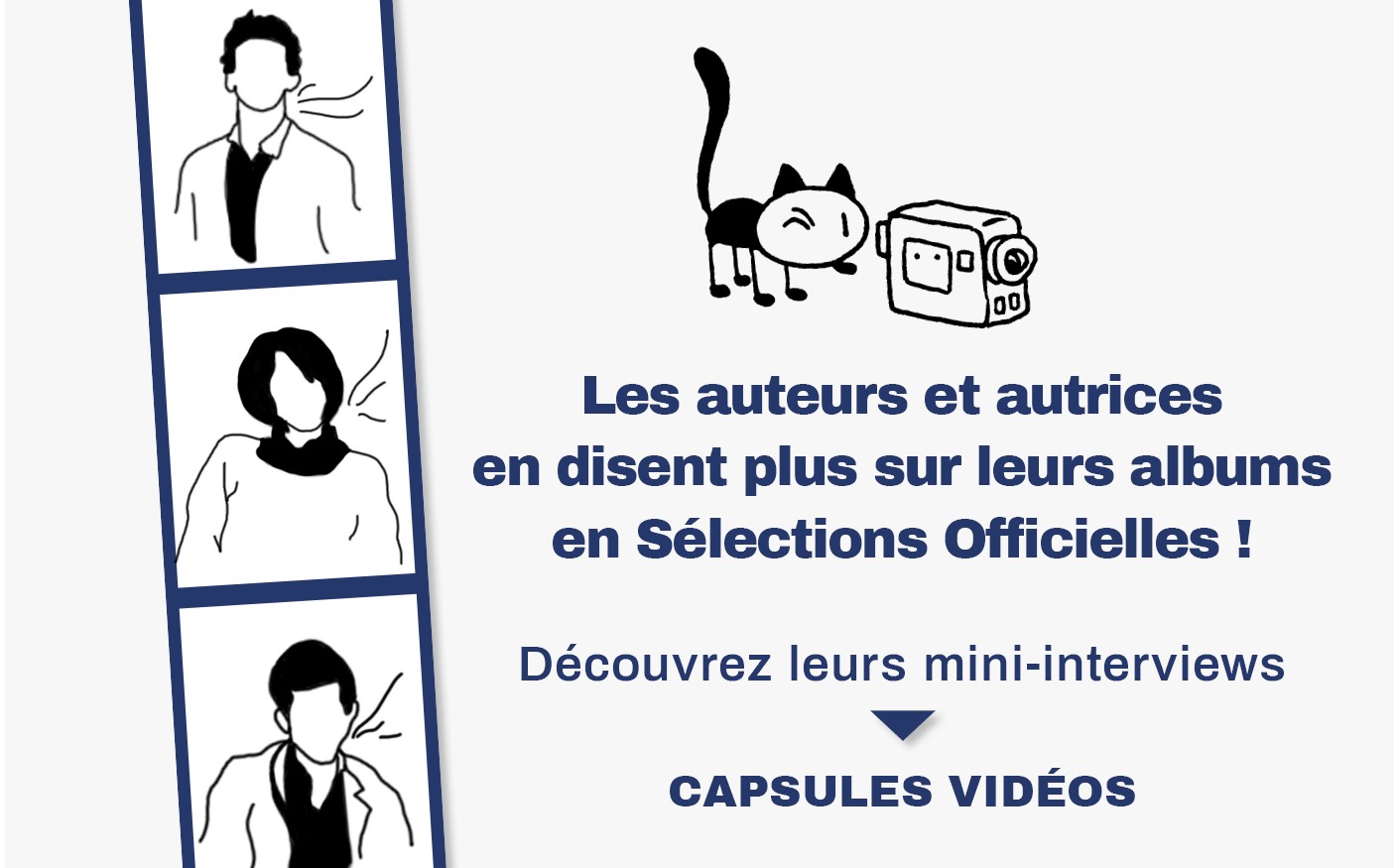 Mini-interviews des autrices et auteurs en Sélections