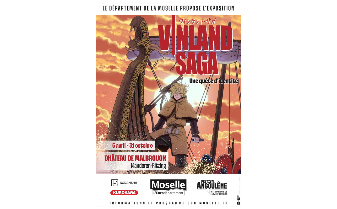 HORS LES MURS : L'EXPOSITION "VINLAND SAGA : UNE QUÊTE D'IDENTITÉ" AU CHÂTEAU DE MALBROUCK
